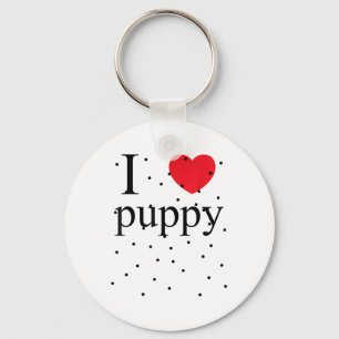Llavero Me encanta el Mascota de Perro Camisas de Cachorro