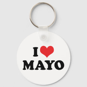 Llavero Me encanta el Mayo del corazón - Mayonnaise Lover