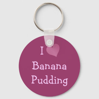 Llavero Me encanta el pudding bananero