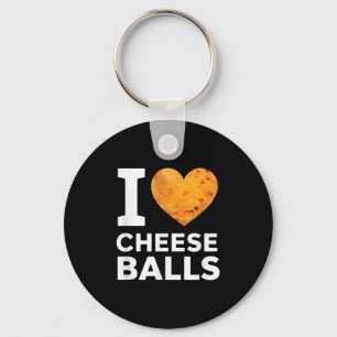 Llavero Me Encanta El Queso Funny Cheeseball Y El Amante D