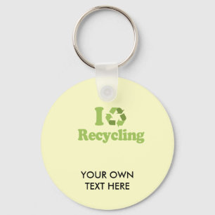 LLAVERO ME ENCANTA EL RECICLAJE