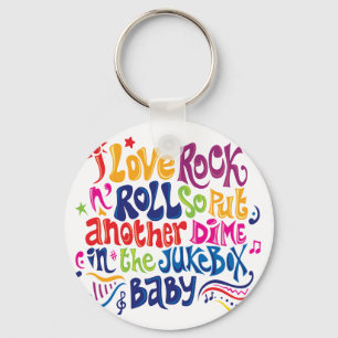 Llavero Me encanta el rock'n roll