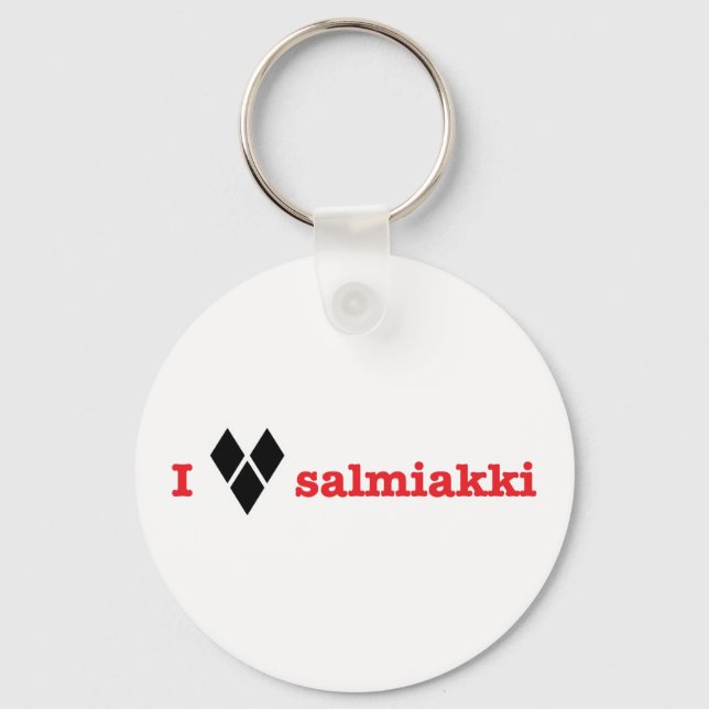 Llavero Me encanta el salmiakki (Anverso)