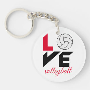 Llavero Me encanta el voleibol