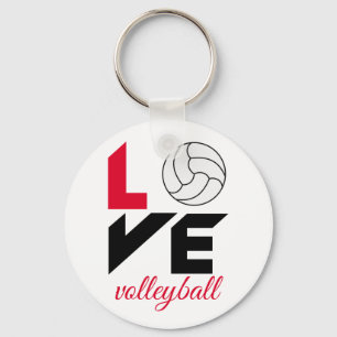 Llavero Me encanta el voleibol