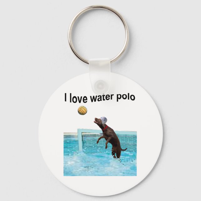 Llavero Me encanta el waterpolo (Anverso)