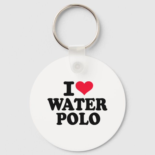 Llavero Me encanta el waterpolo (Anverso)