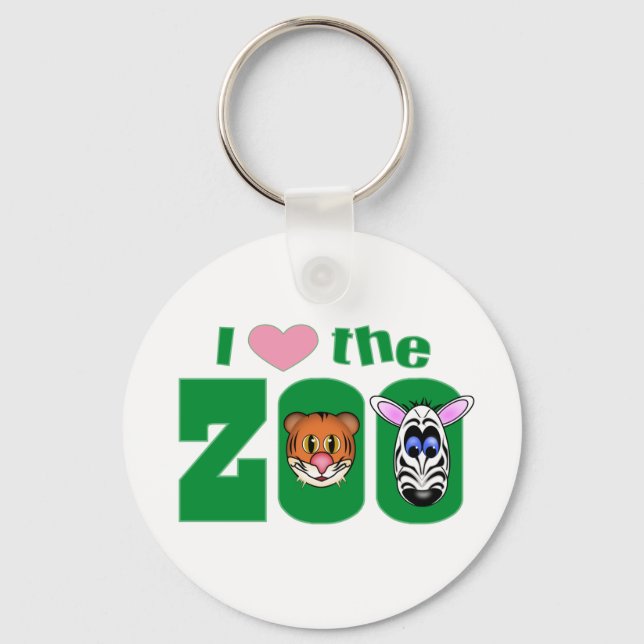 Llavero Me encanta el ZOO (Anverso)