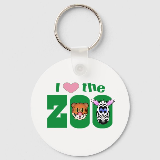 Llavero Me encanta el ZOO (Anverso)