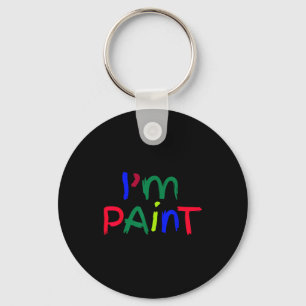 Llavero Me encanta emparejar pinturas y pintar con los ded
