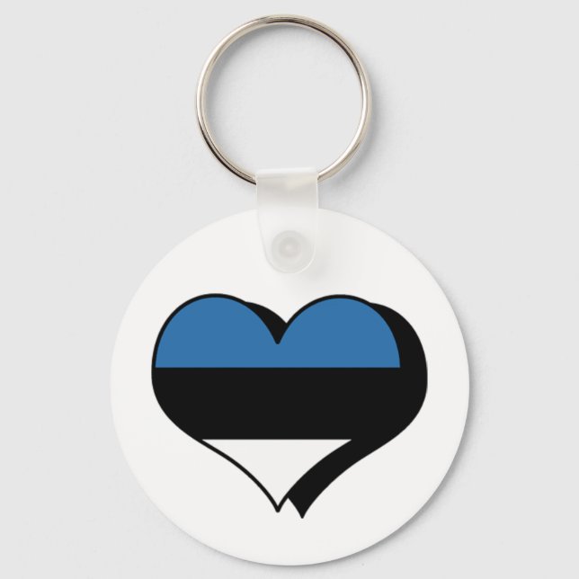 Llavero Me Encanta Estonia (Anverso)