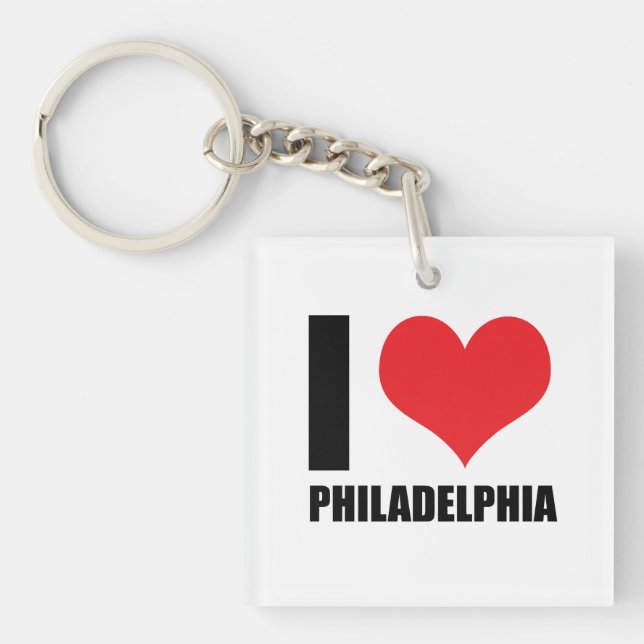 Llavero Me encanta Filadelfia (Frente)