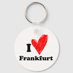 Llavero Me encanta Frankfurt
