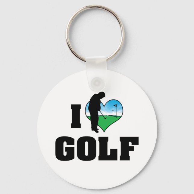 Llavero Me Encanta Golf (Anverso)