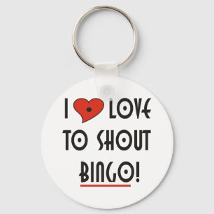 Llavero Me encanta gritar BINGO