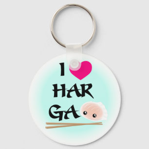 Llavero Me encanta Har Gao (bolas de camarón) Keychain