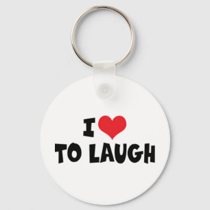 Llavero Me encanta Heart To Laugh - Amante de la comedia