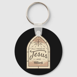 Llavero Me Encanta Jesús Y Los Billiares Aman La Piscina C