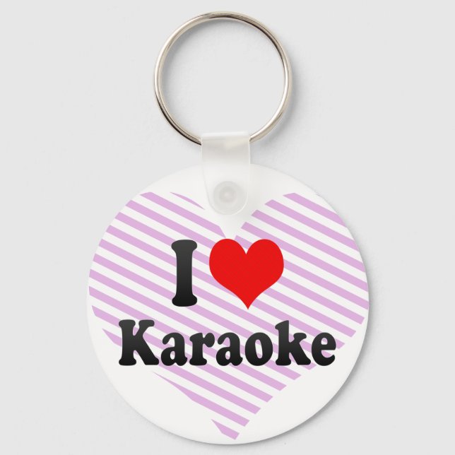 Llavero Me encanta Karaoke (Anverso)