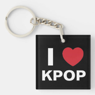 Llavero Me encanta Kpop Keychain (doble cara)