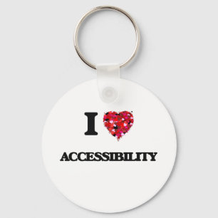 Llavero Me encanta la accesibilidad