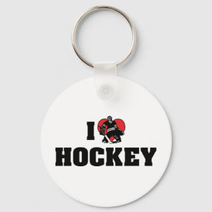 Llavero Me encanta la cadena de hockey