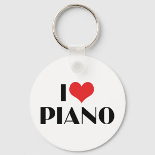 Llavero Me encanta la cadena de piano