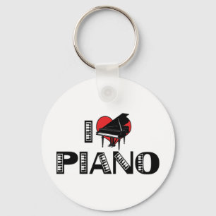 Llavero Me encanta la cadena de piano
