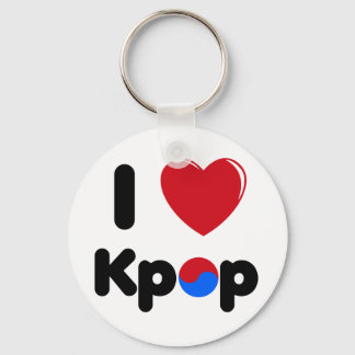 Llavero Me encanta la cadena de teclas K-pop