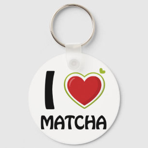 Llavero Me encanta la camiseta de Matcha