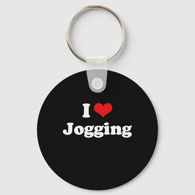 Llavero Me Encanta La Camiseta Jogging (Anverso)