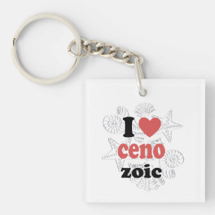 Llavero Me encanta la cita graciosa del Cenozoico para los