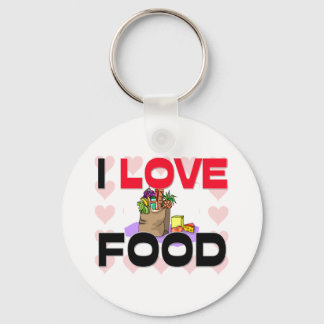 Llavero Me encanta la comida