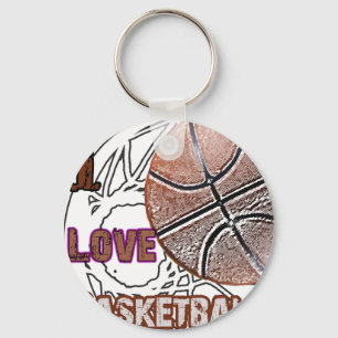 Llavero ¡Me Encanta La Defensa Del Baloncesto!