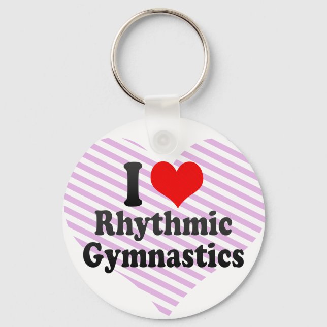 Llavero Me encanta la gimnasia rítmica (Anverso)