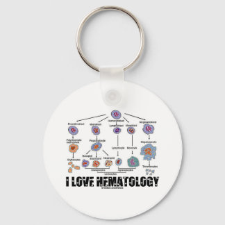 Llavero Me Encanta La Hematología (Linaje De Células Sangr