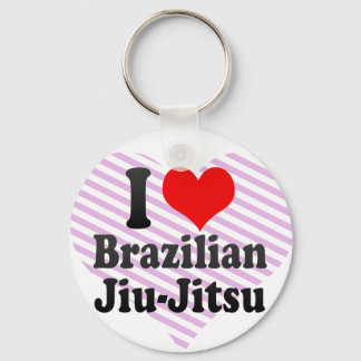 Llavero Me encanta la Jiu-Jitsu brasileña