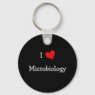 Llavero Me encanta la microbiología