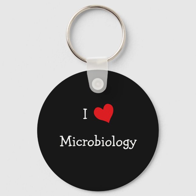 Llavero Me encanta la microbiología (Anverso)