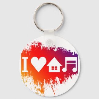 Llavero Me encanta la música de casa