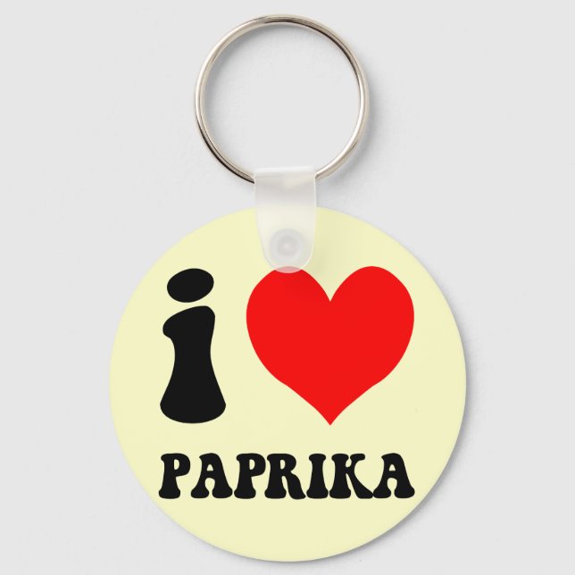 Llavero Me encanta la paprika (Anverso)