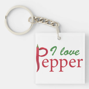 Llavero Me encanta la pimienta