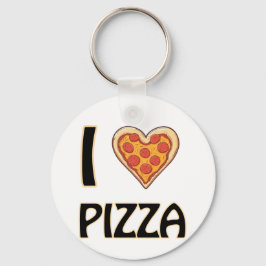 Llavero Me encanta la pizza - Divertido regalo para los am