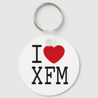 Llavero Me encanta la ropa portadora XFM