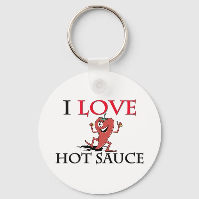 Llavero Me Encanta La Salsa Caliente (Anverso)