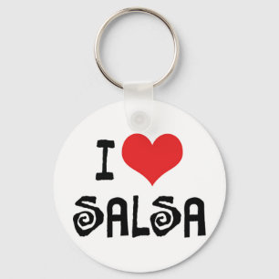 Llavero Me encanta la salsa del corazón