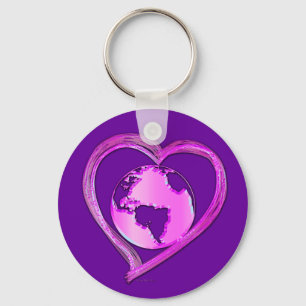 Llavero ME ENCANTA LA Serie EARTH (Rosa)