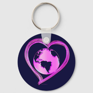 Llavero ME ENCANTA LA Serie EARTH (Rosa)
