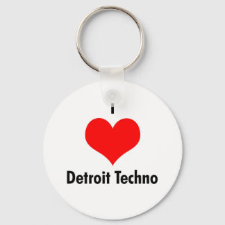 Llavero Me encanta la tecnología detroit