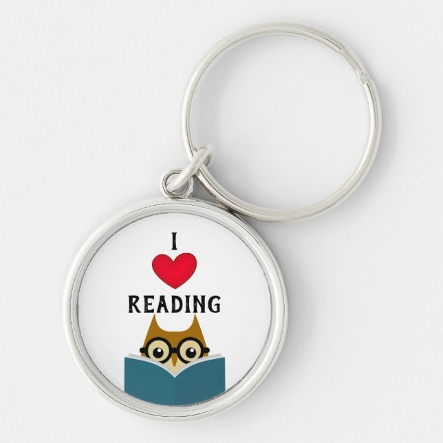 Llavero Me encanta leer (Frente)